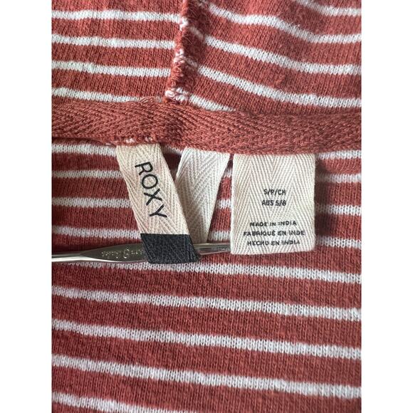 Women’s Roxy Hooded Long Sleeve Sweater Kangaroo Pocket Size Small - Picture 3 of 12